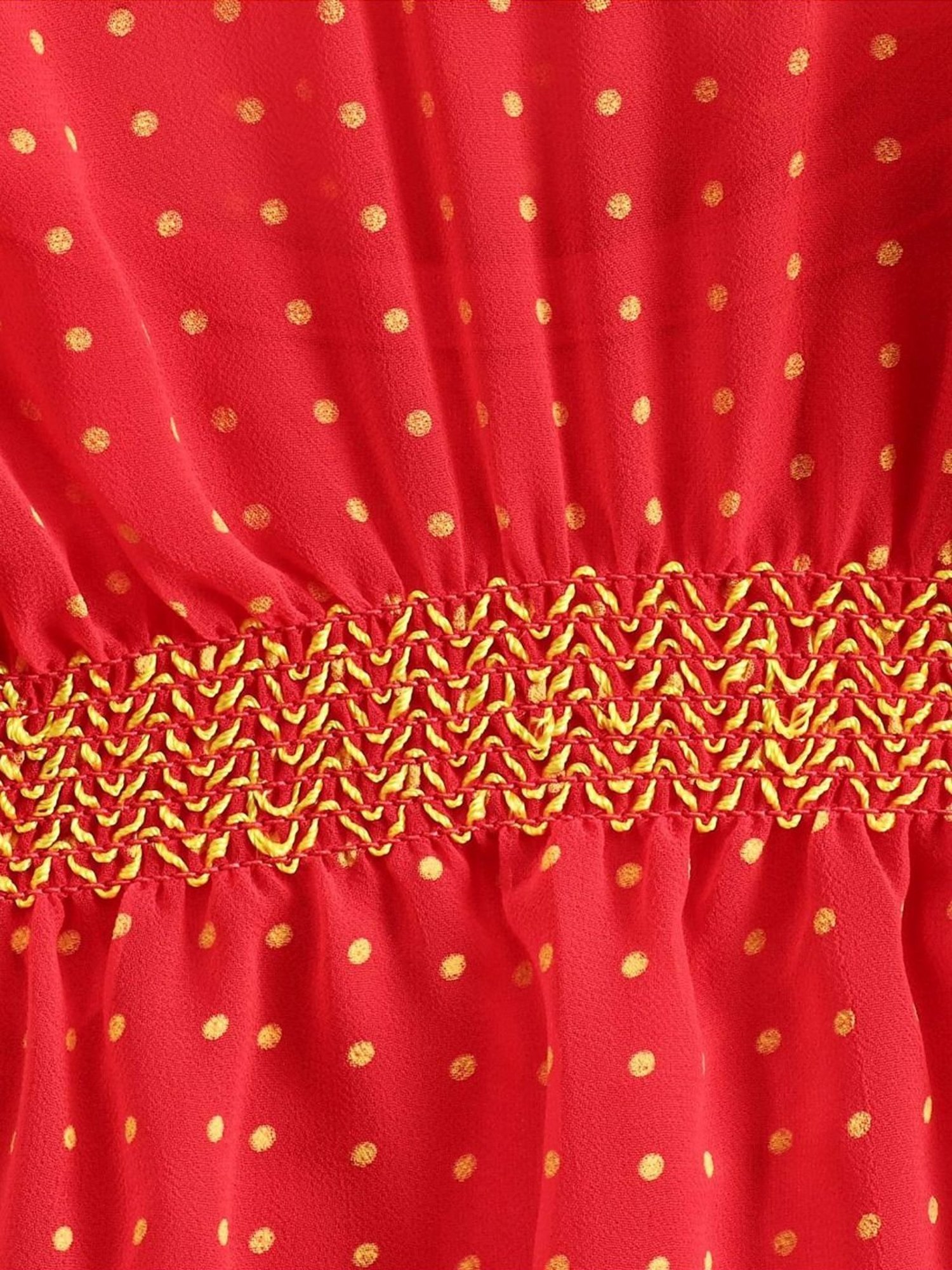 TWISHA Kids Red & Yellow Printed Top Set