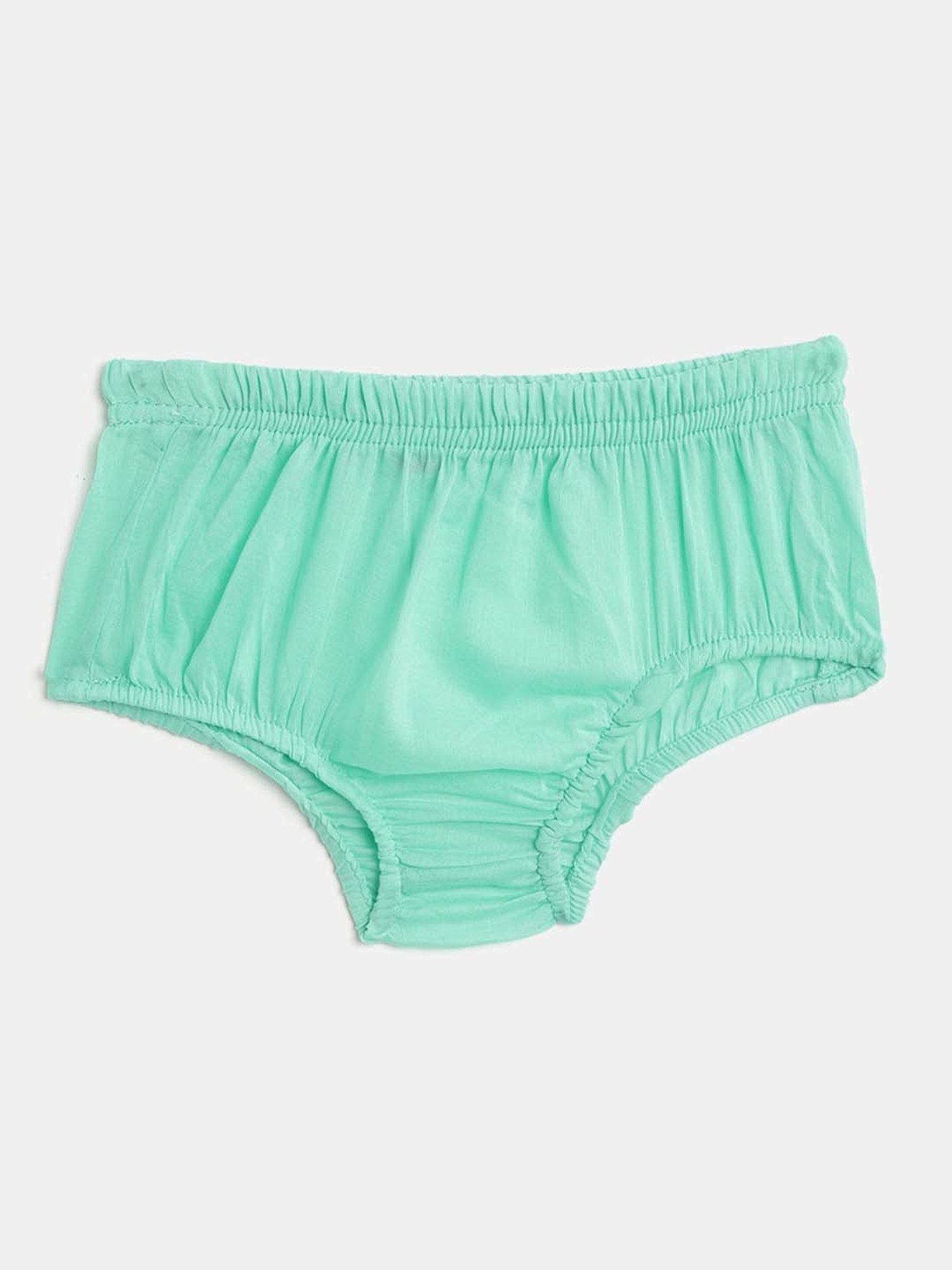 Nauti Nati Kids Blue & Mint Green Embroidered Dress (Pack Of 2)