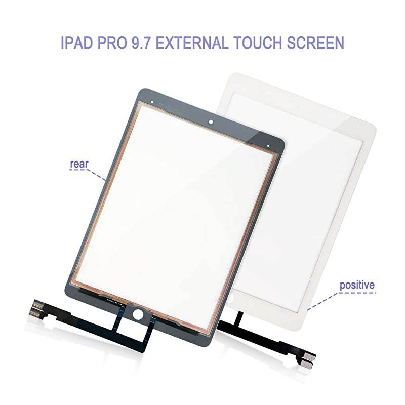 Touch Screen Digitizer Replacement Compatible with iPad 9.7" 2014 iPad 6th A1893 A1954 Digitizer Repair (Without Home Button)
