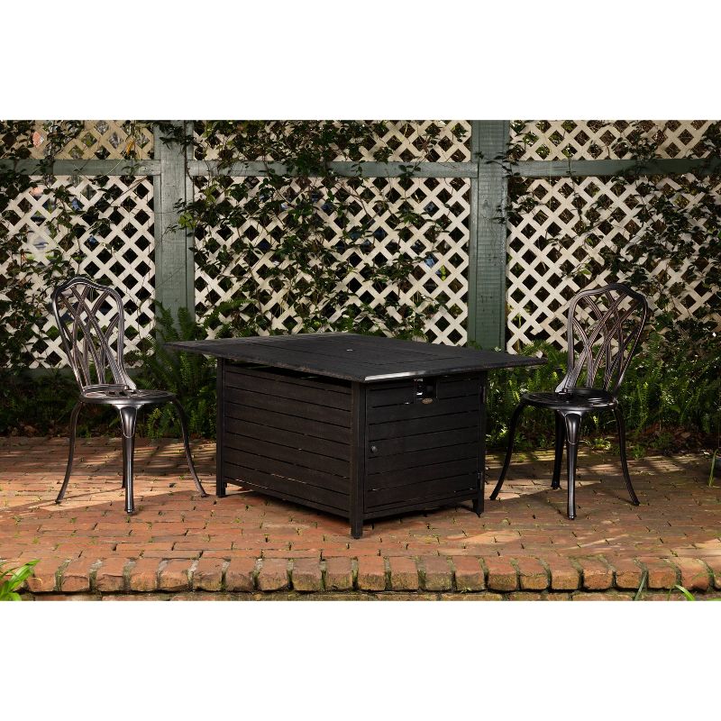Longmont Aluminum Rectangle Fire Pit - Fire Sense