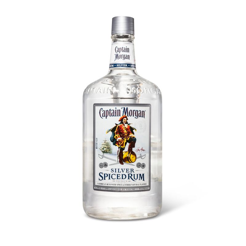 Captain Morgan Silver Spiced Rum - 1.75L Bottle