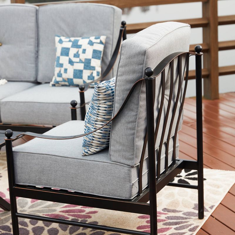 6pc Loveseat Patio Seating Set - Patio Festival