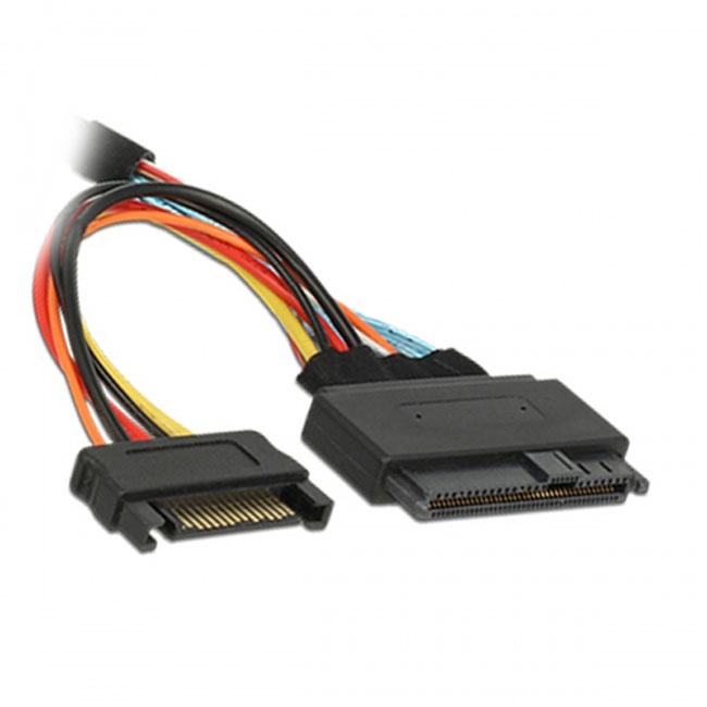 FVH U.2 U2 SFF-8639 NVME PCIe SSD Cable for Mainboard SSD M.2 SFF-8643 Mini SAS HD SF-093-0.5M