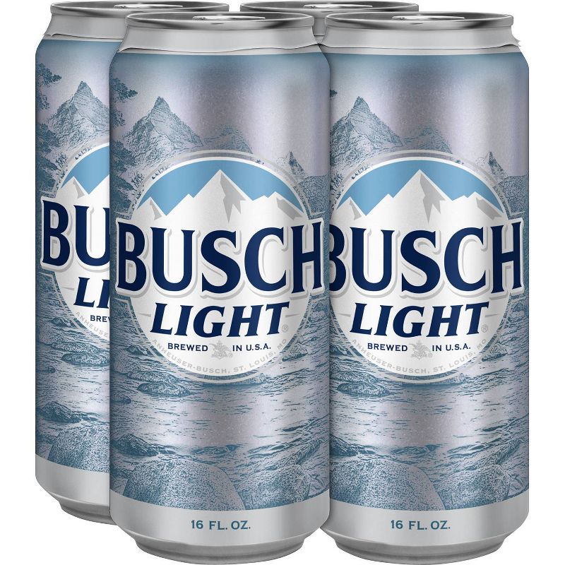 Busch Light Beer - 4pk/16 fl oz Cans