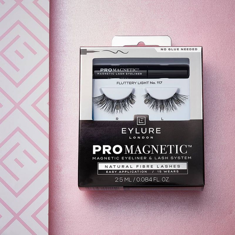 Eylure ProMagnetic Natural Fiber False Eyelashes - No.117 - Black - 1pr