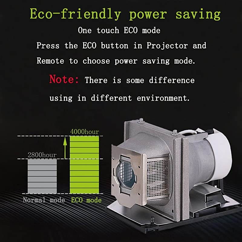 2400MP Replacement Projector Lamp Bulb for Dell 2400MP 310757872510089 Projector