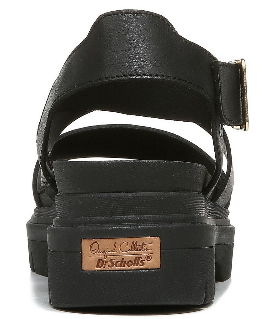 Original Collection by Dr. Scholl's Trekkie Leather Platform Sandals