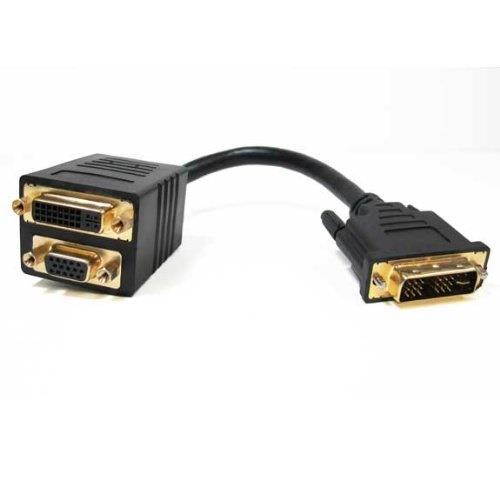 dvi-i(18+5) male to vga/dvi-d female splitter