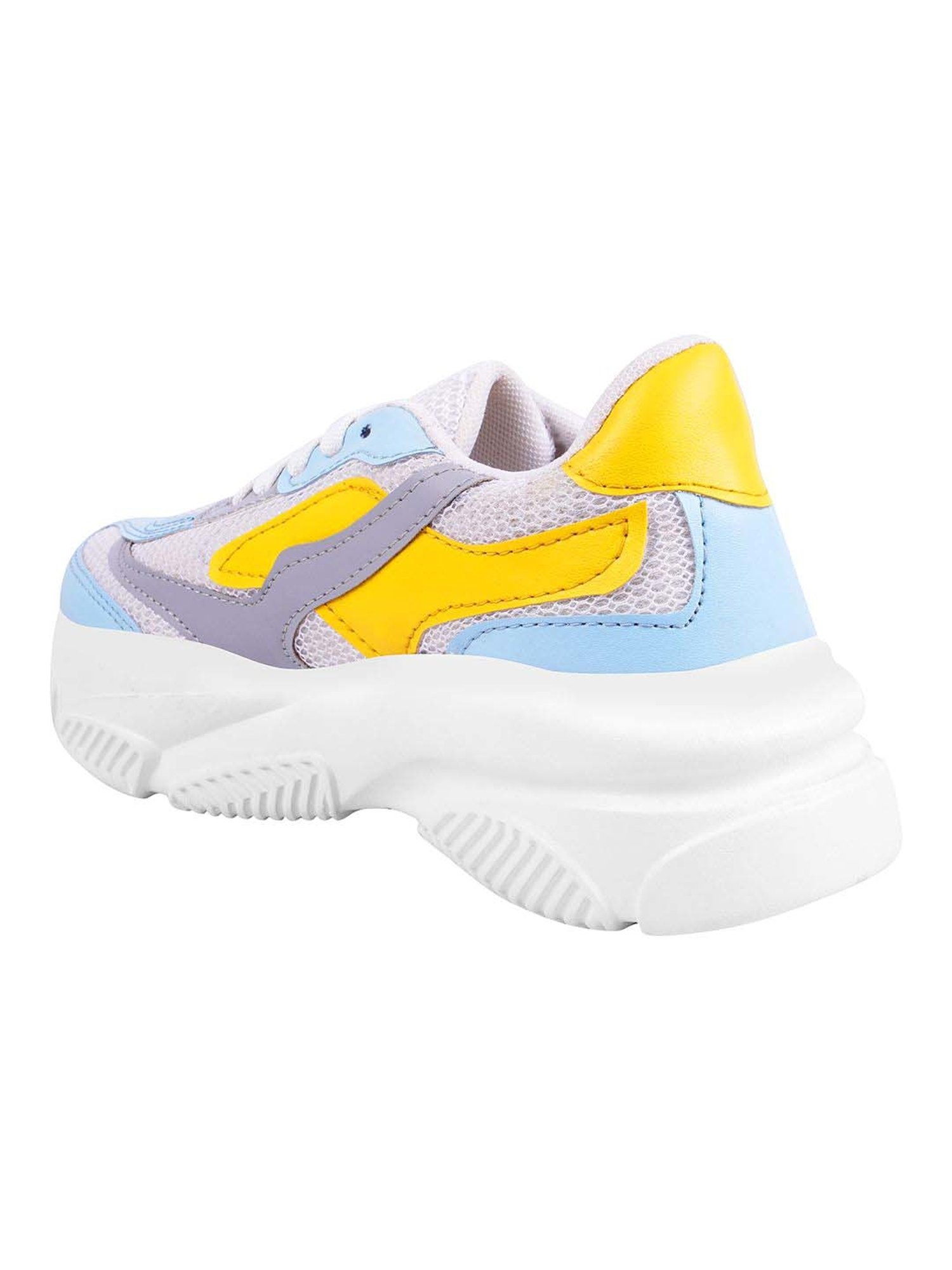 Shoetopia Kids Blue & White Walking Shoes