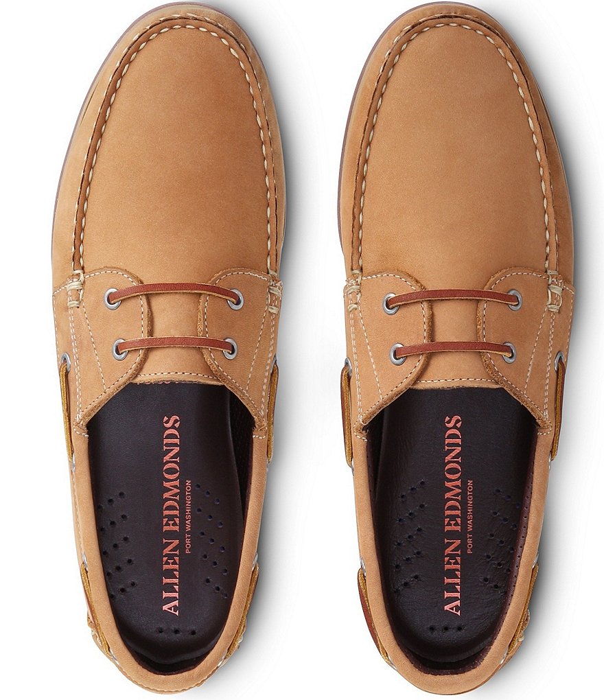 Allen-Edmonds Men's Force 10 Water Resistant Leather Slip-On Boat Shoes