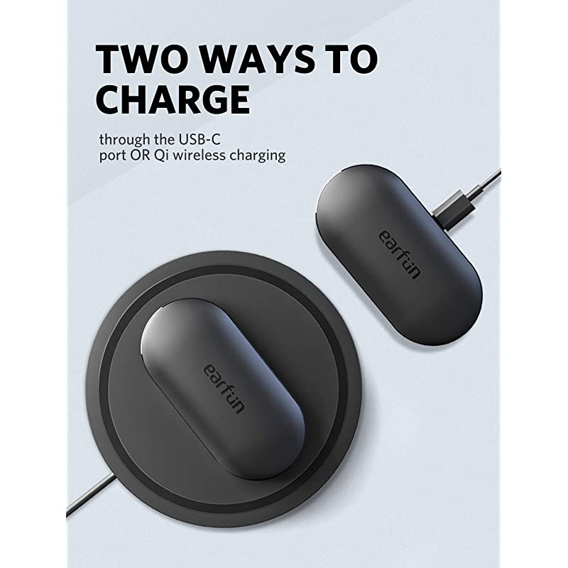 Wireless Earbuds  Free Bluetooth 50 Earbuds with Wireless Charging Case IPX7 Waterproof inEar Earphones with USB C Port Deep Bass Wireless Headphones for 30H Playtime Builtin Mic