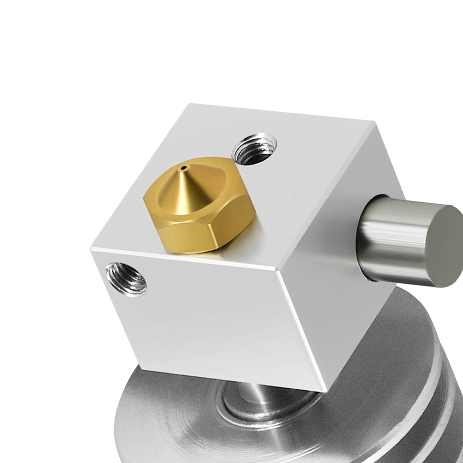 Aibecy I3 Mega Hotend Extruder Kit 12V Extrusion Head with 0.4mm Nozzle 100K Ohm Thermistor PTFE Tube Heater Wire Compatible with Anycubic Mega Series 3D Printer