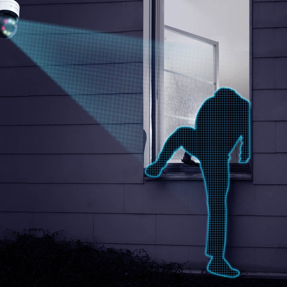 BlitzWolf&reg;BW-YIC1 YI LoT 1080P Full HD Video Outdoor Security IP Camera Wifi Home Surveillance Camera With 2-way Audio / Night Vision / Human Motion Recognition / IP66 Weatherproof / App Remo-EU Plug