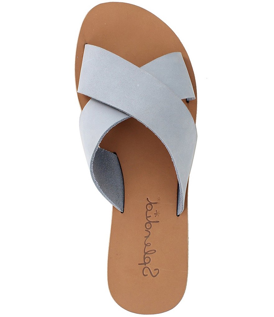 Splendid Tava Leather Crossband Slides