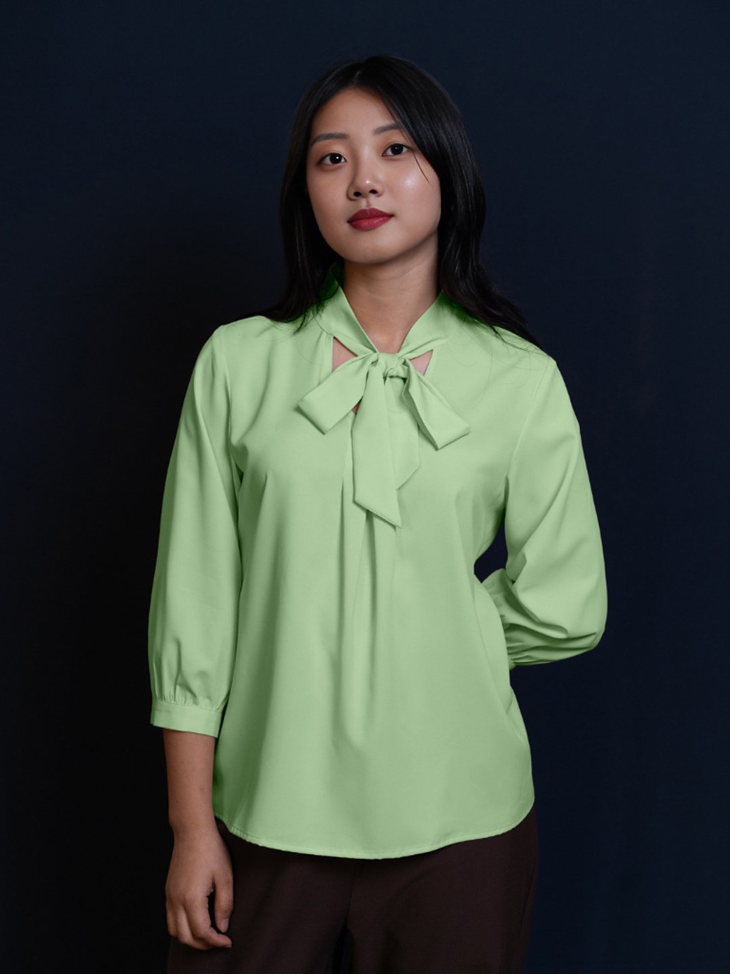 Zink London Mint Green Regular Fit Top