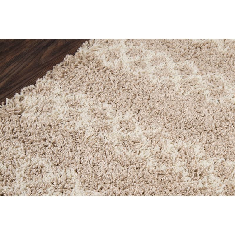 9'3"x12'6" Maya Cambell Area Rug Beige - Momeni