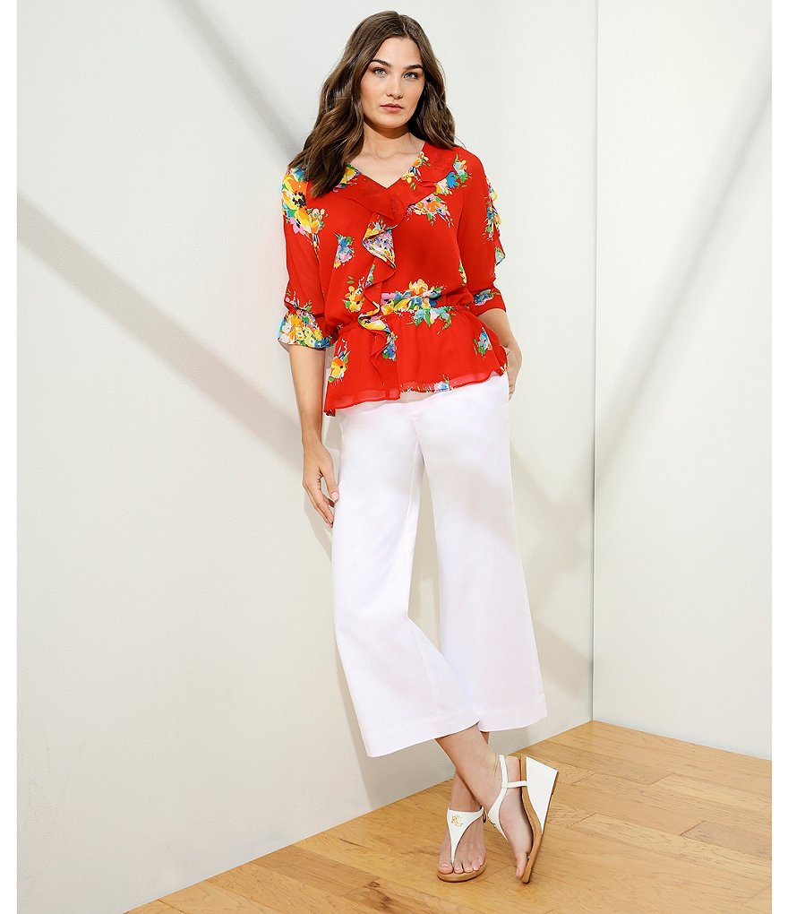 Lauren Ralph Lauren Jeannie Logo Wedges