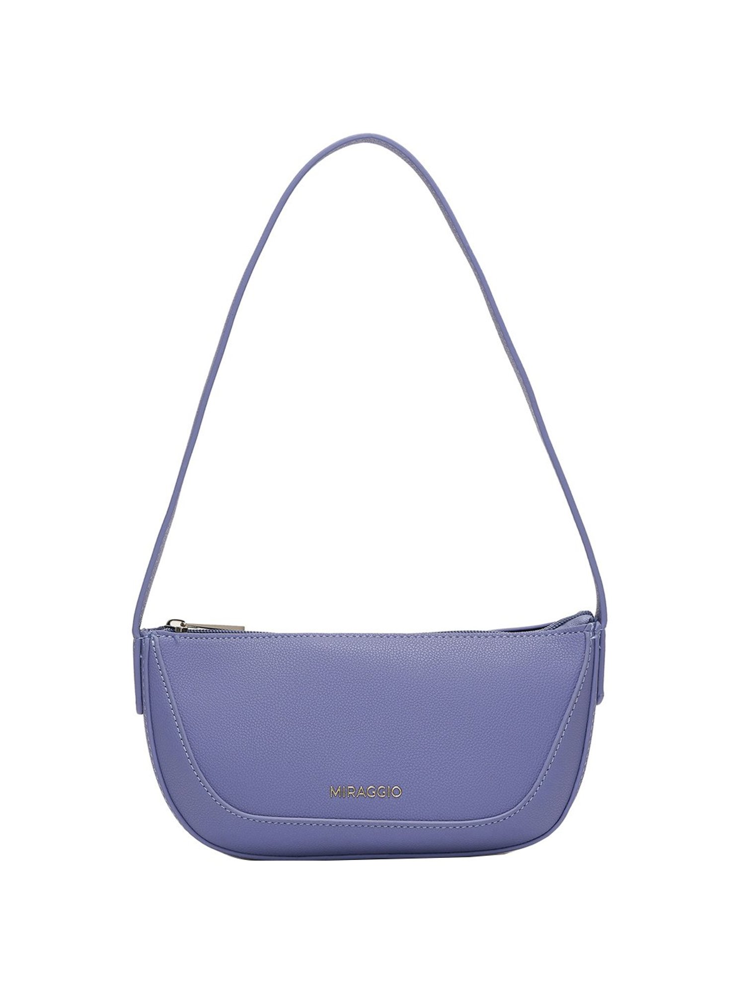 Miraggio Freya Purple Solid Small Shoulder Handbag