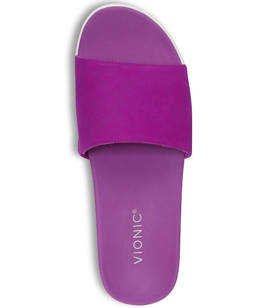 Vionic Val Nubuck Slides