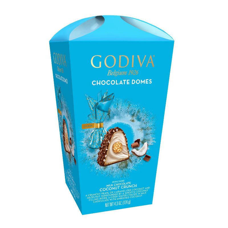 Godiva Coconut Crunch Domes - 4.3oz