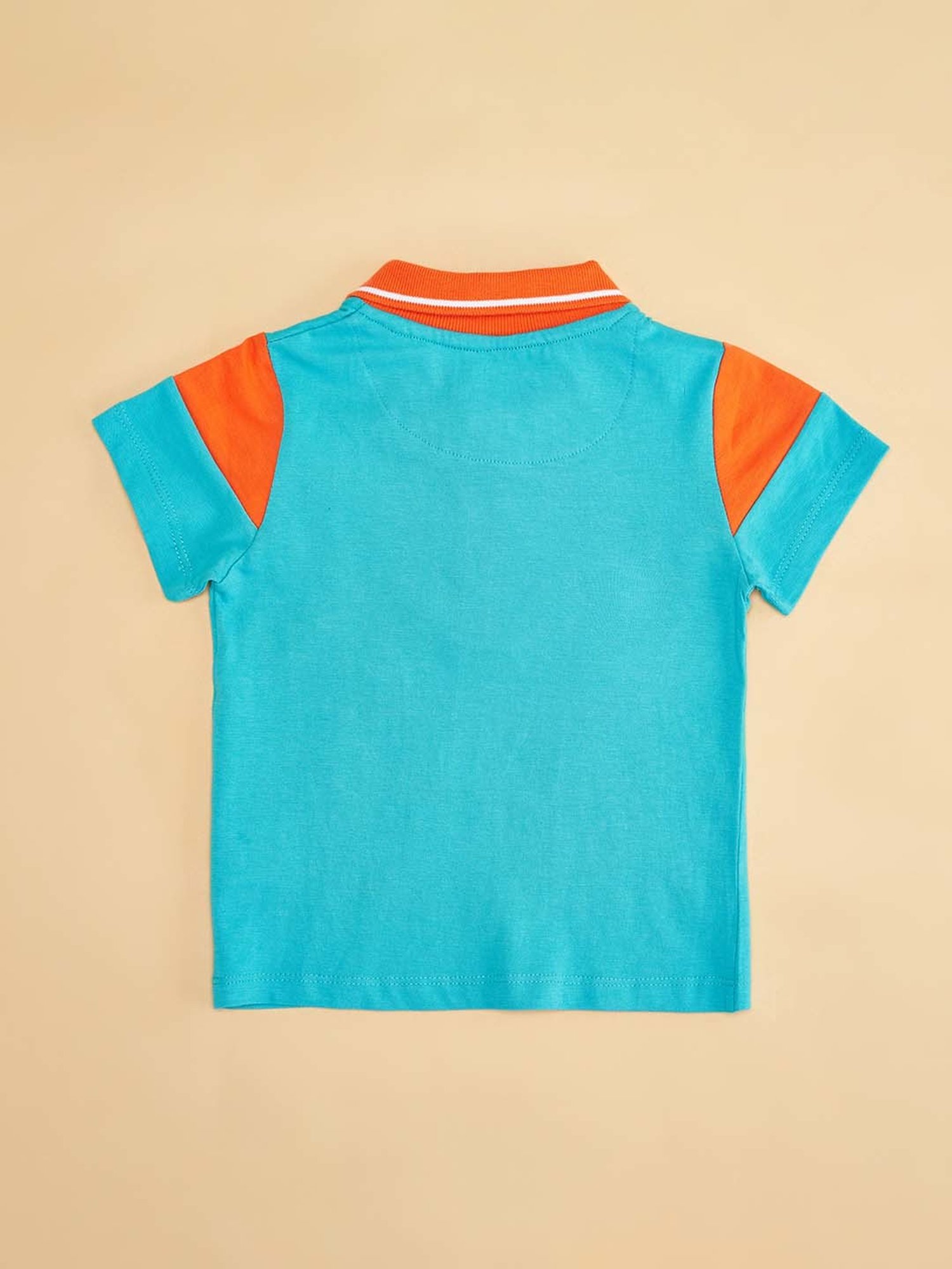 Ed-a-Mamma Baby Green Printed T-Shirt