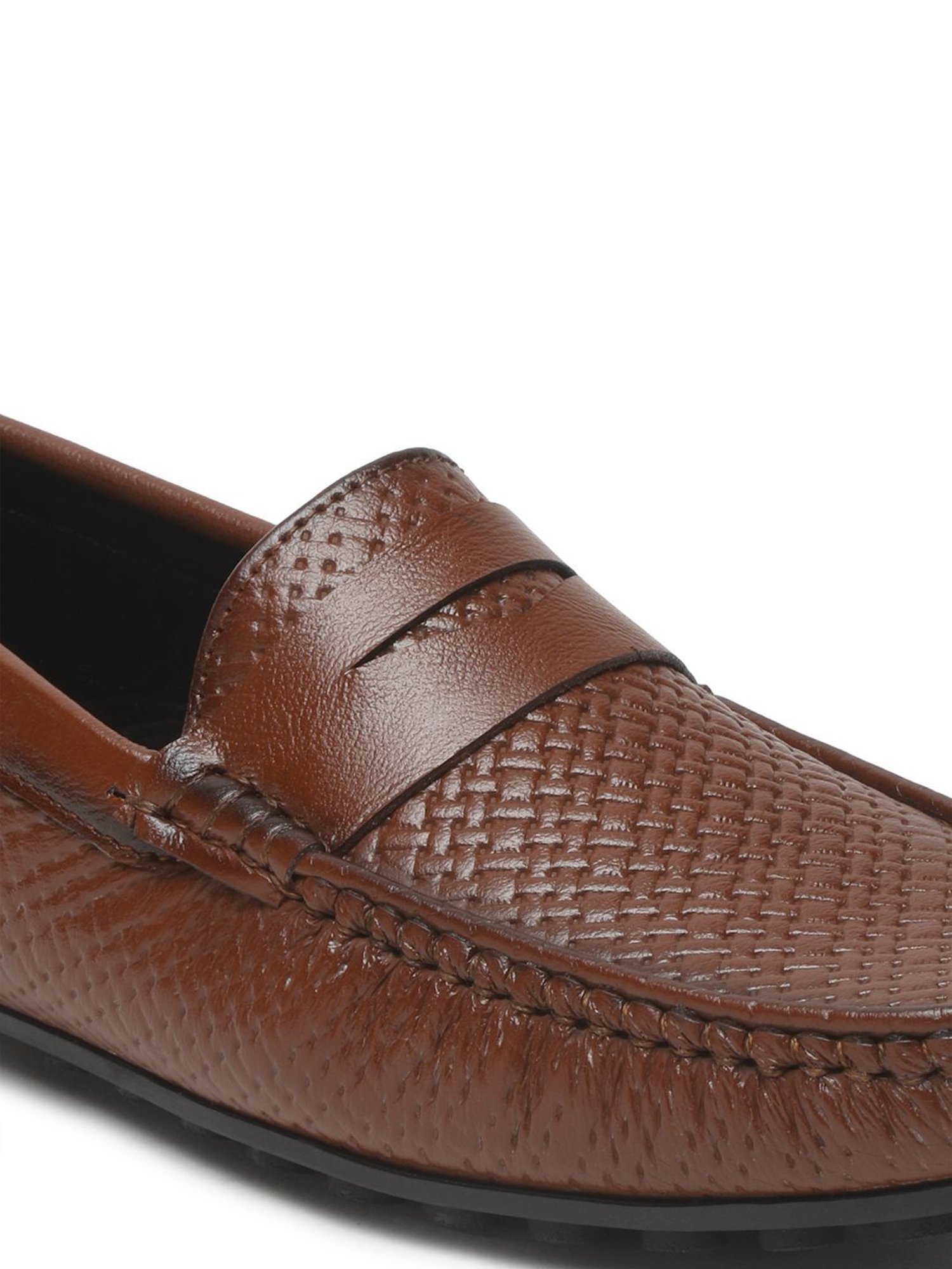 Teakwood Leathers Men's Brown Casual Loafers