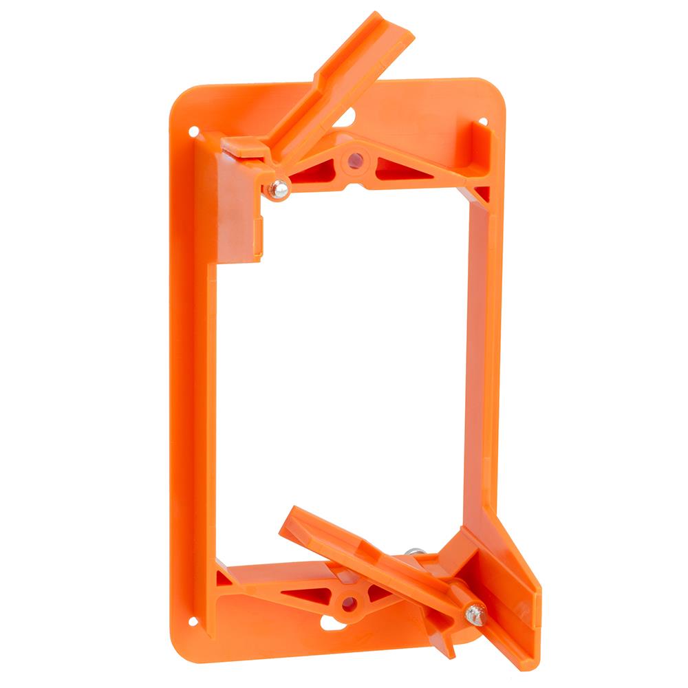 Cmple - Low Voltage Mounting Bracket 1 Gang Multipurpose Drywall Mounting Wall Plate Bracket &ndash; (Single Gang, 10 PACK)