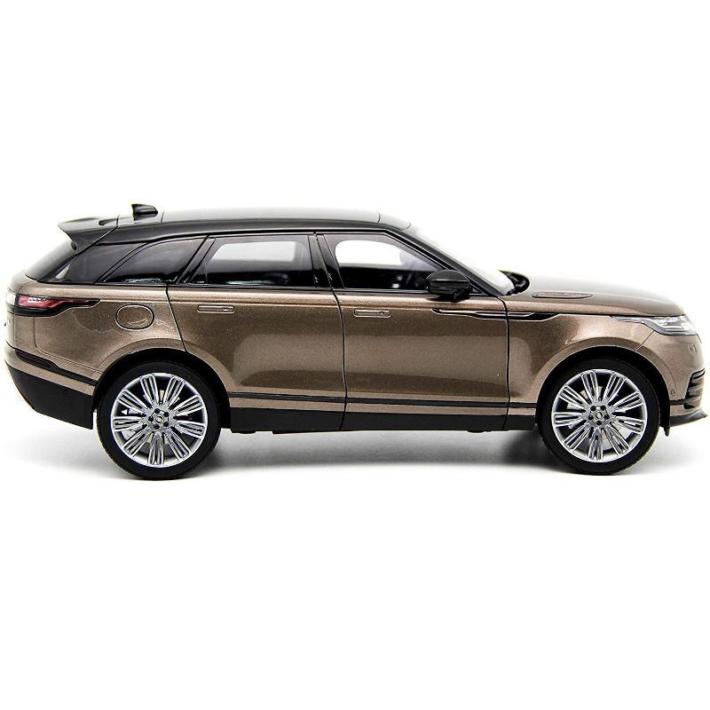 Land Rover Range Rover Velar First Edition Brown Metallic with Black Top 1/18 Diecast Model Car by LCD Models
