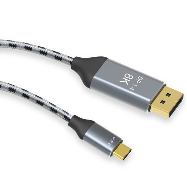 USB C TO DP cable, USB-C Type c to DisplayPort cable 6FT 8K HD cable