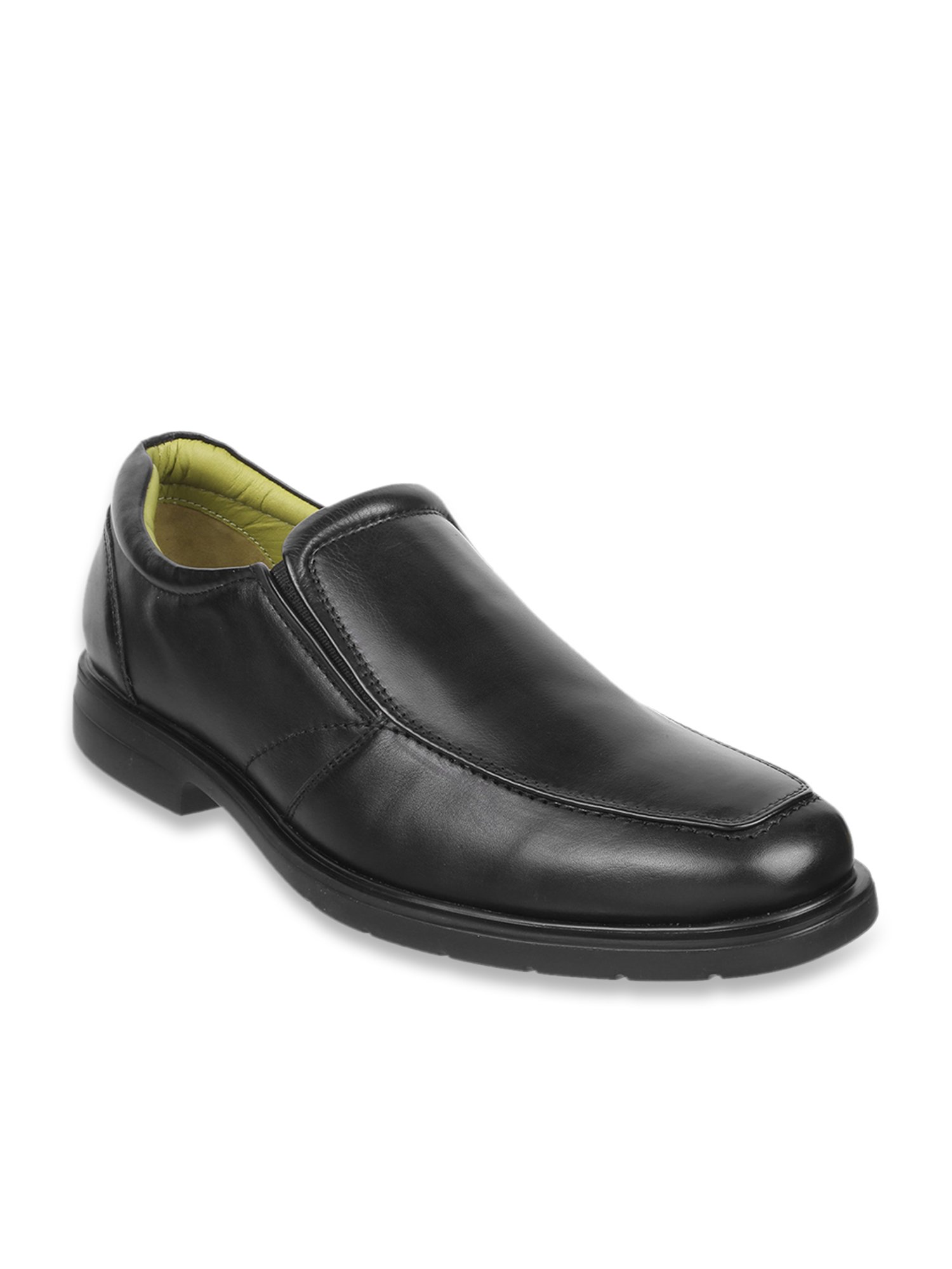 Da Vinchi by Metro Men's Black Formal Loafers