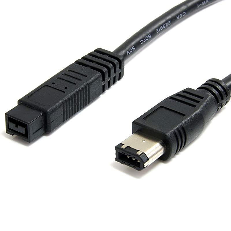 FireWire 800 IEEE 1394b Hispeed Cable 9pin6pin 10ftF017010 Black