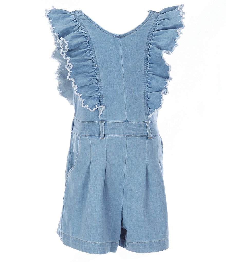Habitual Big Girls 7-16 Ruffle-Trim Romper