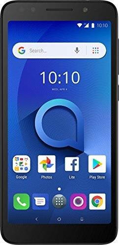 alcatel 1x unlocked smartphone at&t/tmobile  5.3" 18:9 display, android oreo go edition, 8mp rear camera, 4g lte  dark gray u.s. warranty