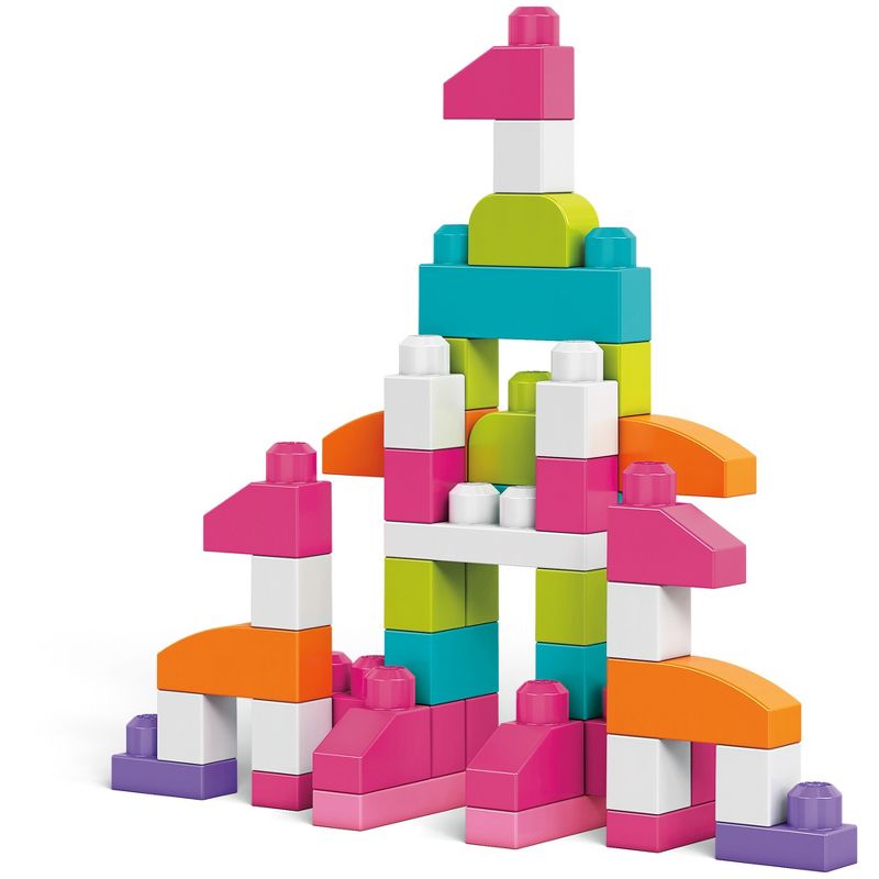 Mega Bloks First Builders Big Building Bag Construction Set - Pink