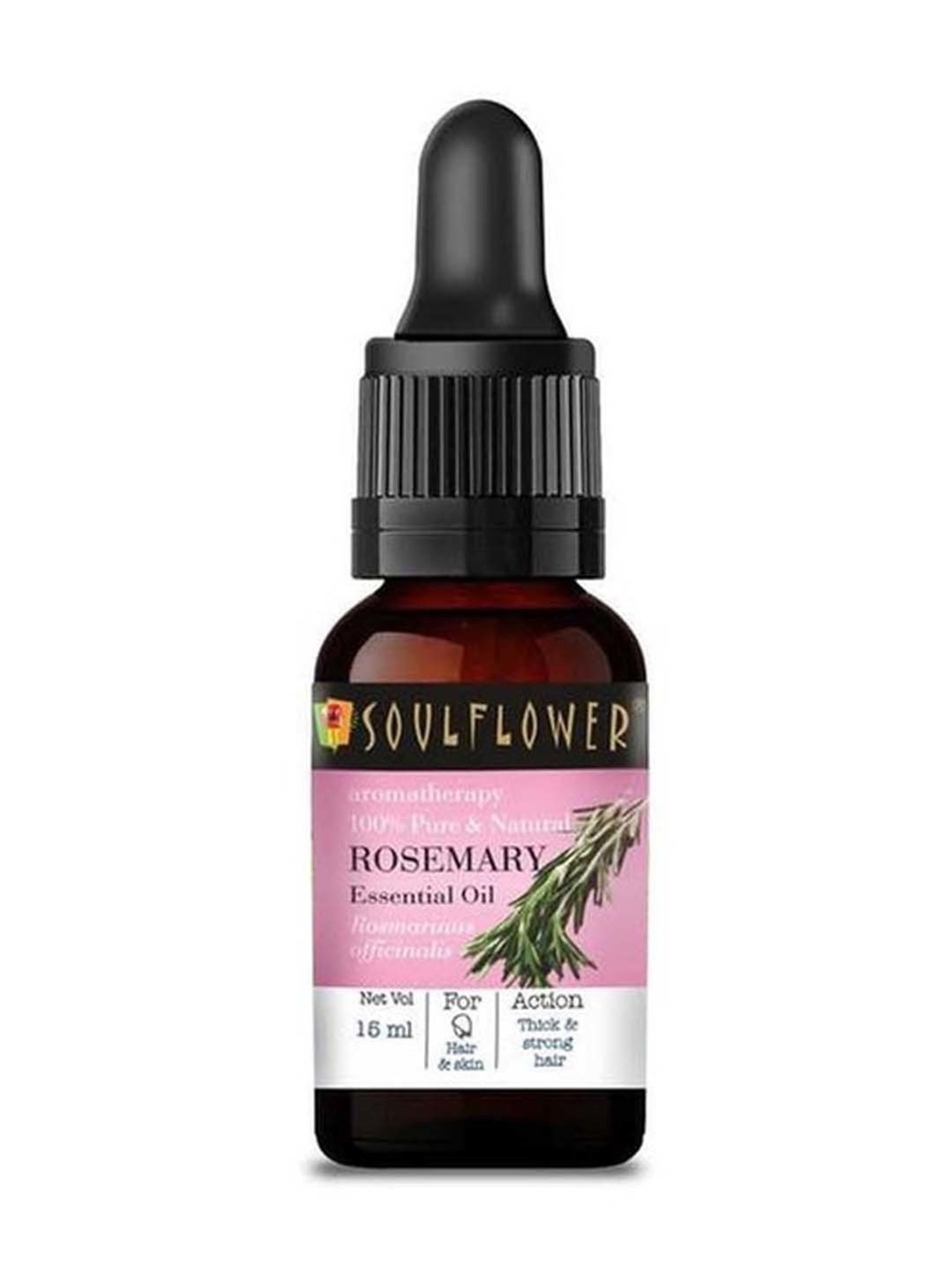 Soulflower Rosemary Essential Oil - 15 ml