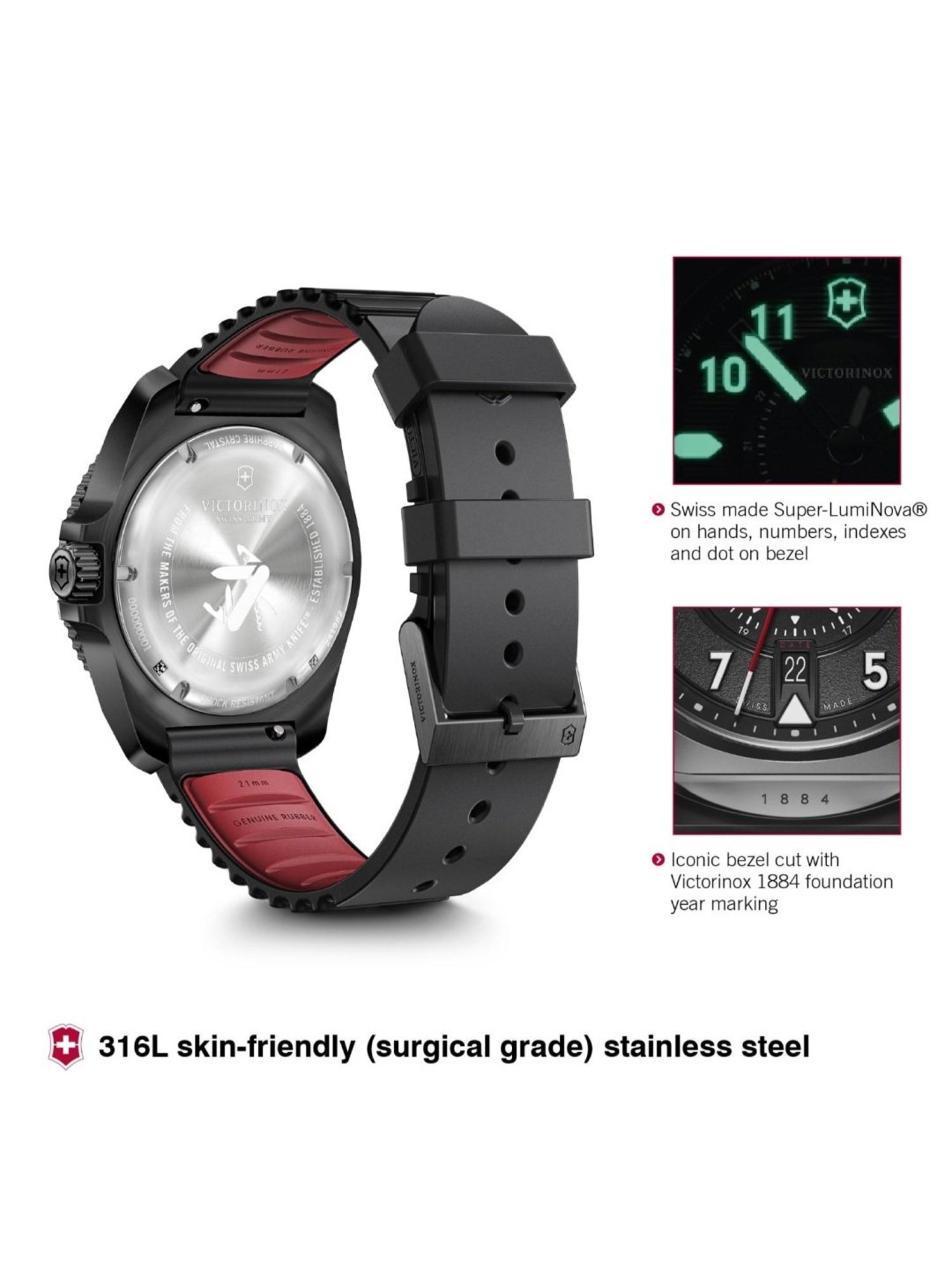 VICTORINOX V241982 Journey 1884 Analog Watch for Men