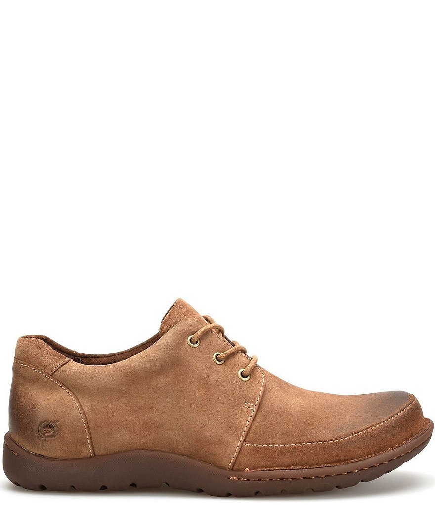 Born Men's Nigel 3-Eye Suede Lace-Up Shoes
