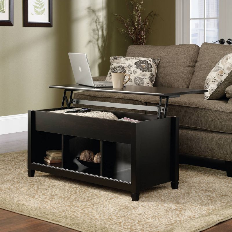 Edge Water Lift Top Coffee Table Estate Black - Sauder