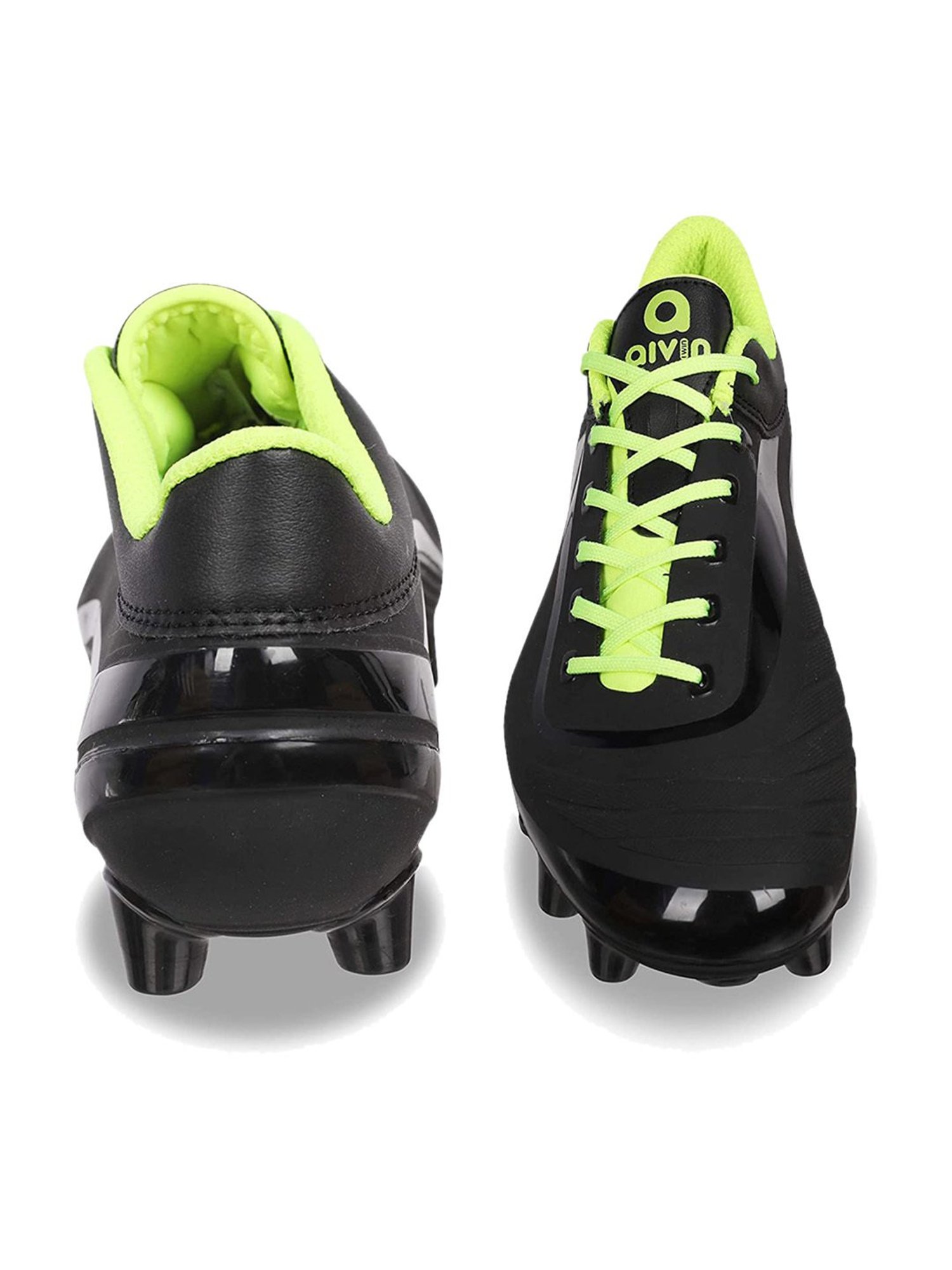 AIVIN Men's Firststrike Black Football Shoes