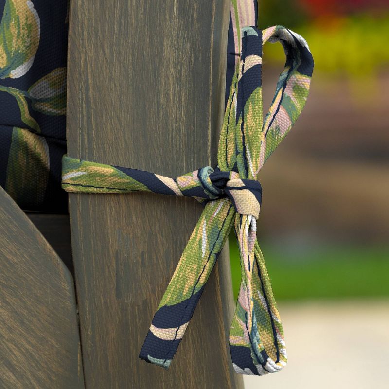 2pk Simone Tropical Outdoor Dining Seat Cushions Blue - Arden Selections