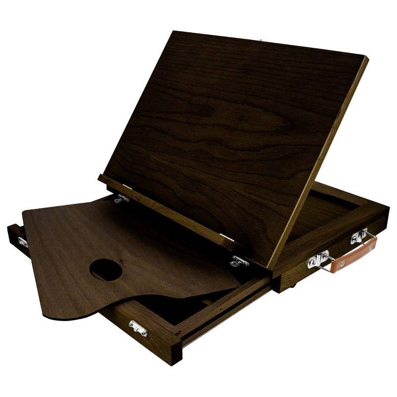 Kingart Solid Wood Tabletop Easel w/Drawer - Espresso