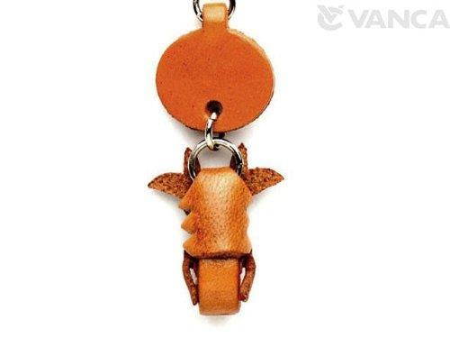 Dragon Leather Zodiac Mascot Small Keychains VANCA CRAFT-Collectible keyring Made in Japan