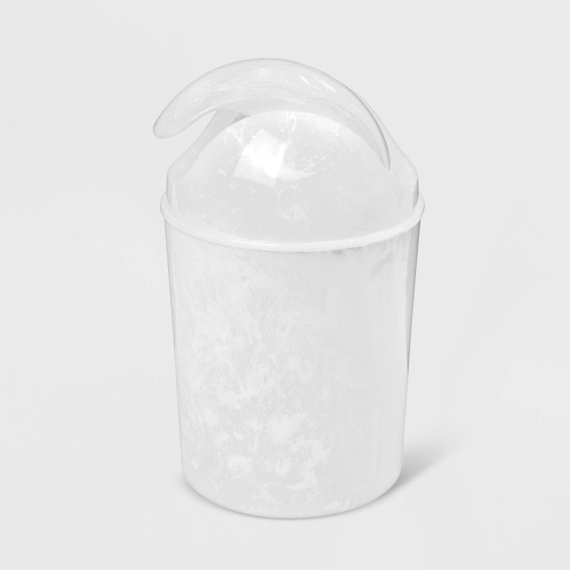Umbra Umbra 1.25Gal Mini Indoor Trash Can White Onyx