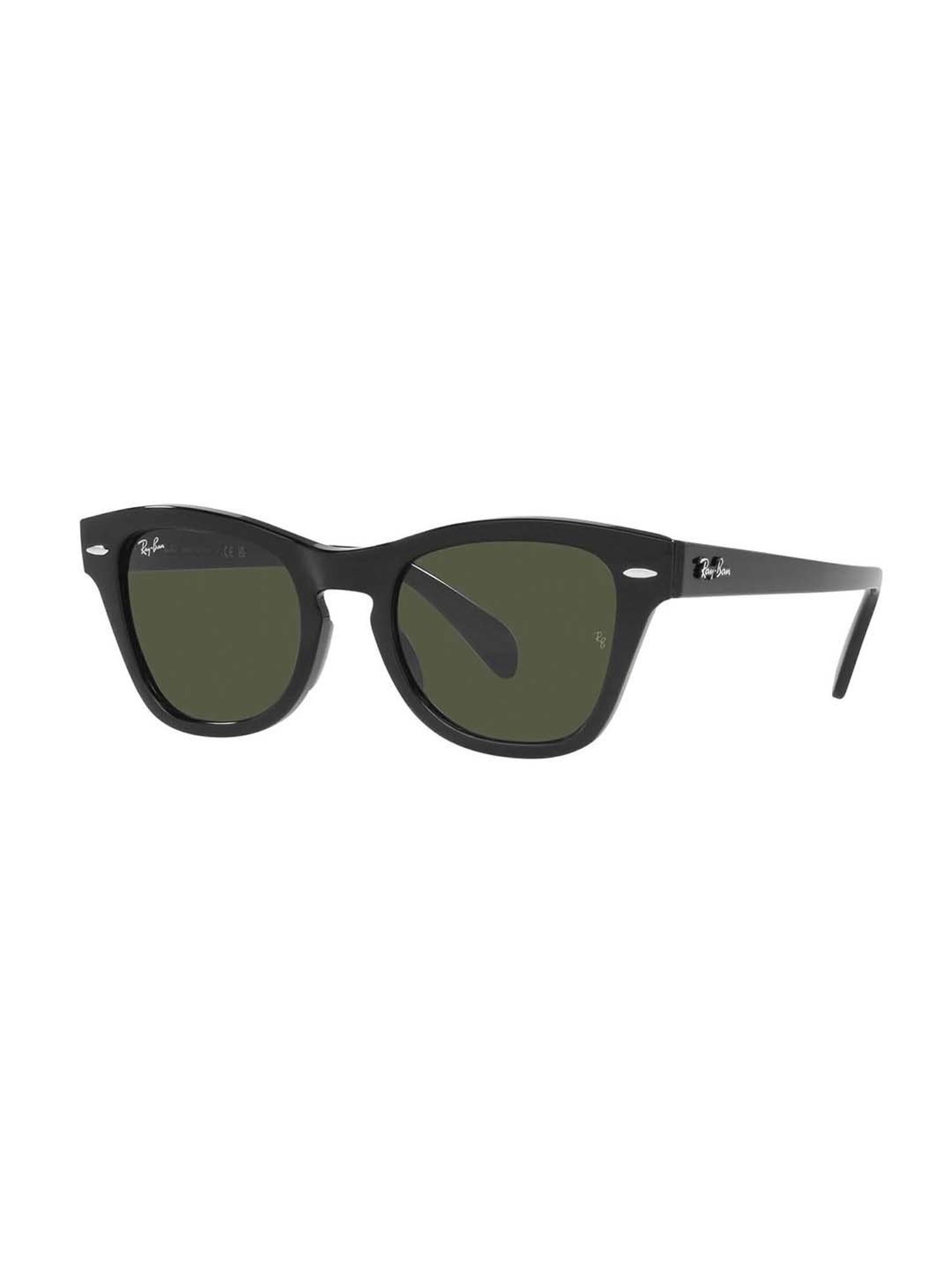 RAY-BAN Unisex UV Protected Green Lens Square Sunglasses - 0RB0707S901/3153