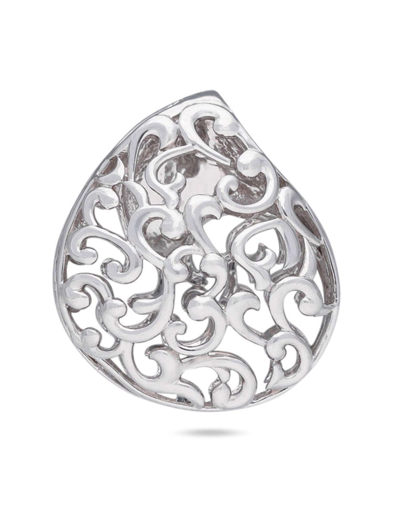 C.Krishniah Chetty Classic 950 Platinum Fancy Locket