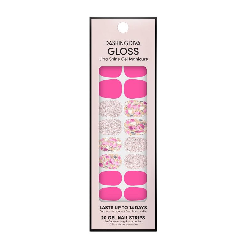 Dashing Diva Gloss Palette Nail Art Kit - Palm Beach Mini - 20pc