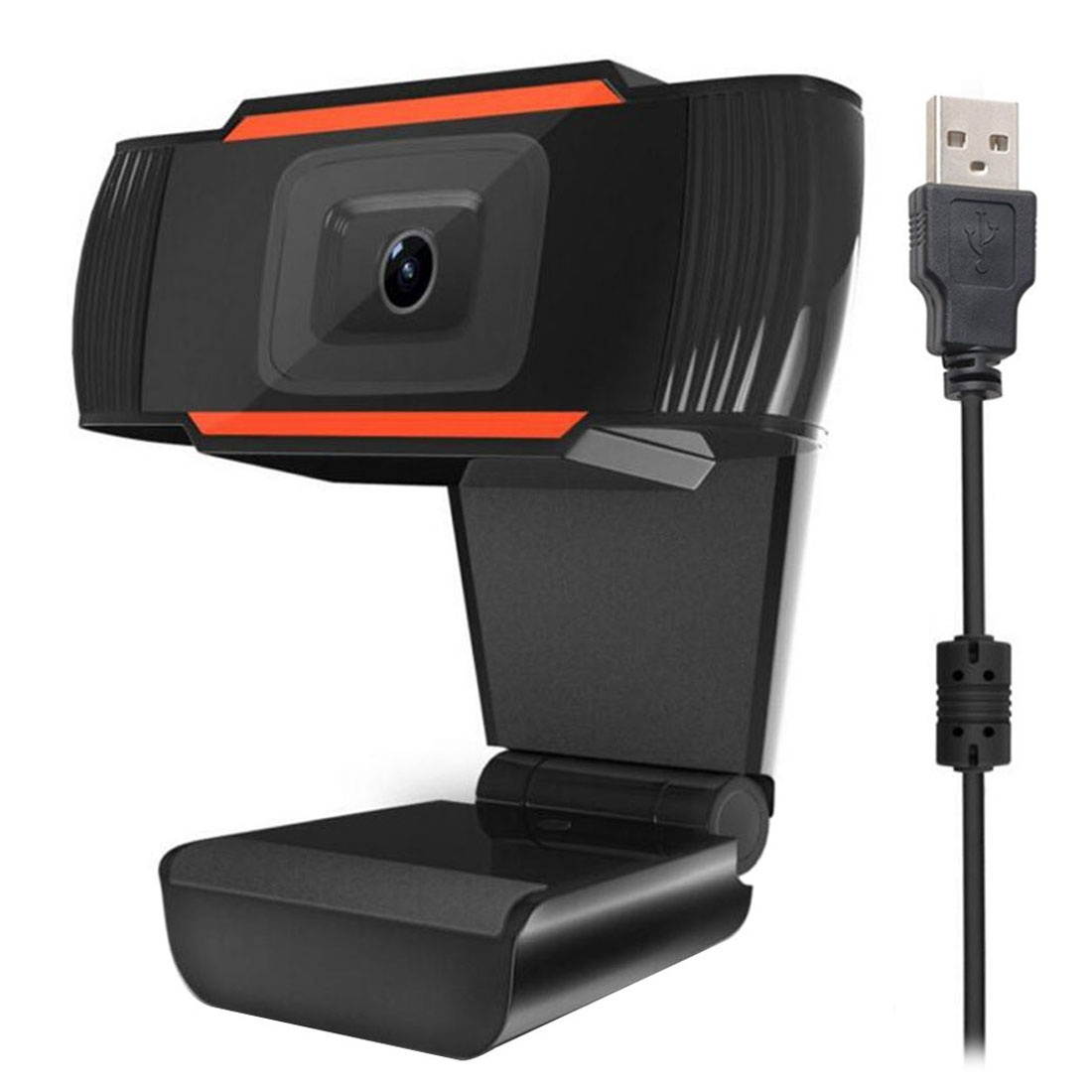 HXSJ A870 480P Pixels HD 360 Degree WebCam USB 2.0 PC Camera with Microphone for Skype Computer PC