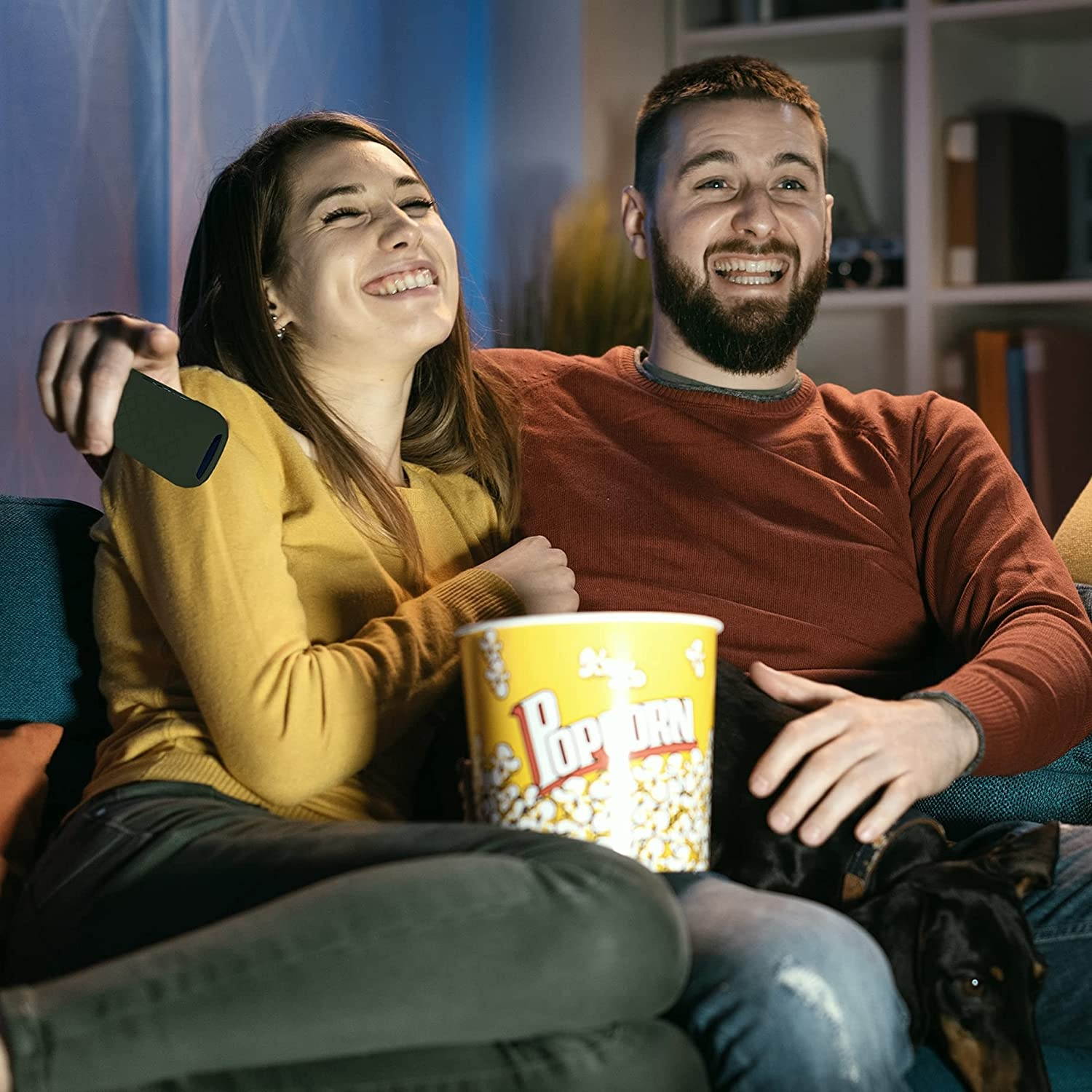 Remote Case for Roku, Battery Cover for TCL Roku Smart TV Steaming Stick Remote, Roku TV Remote Cover Silicone Protective Controller Universal Sleeve Skin Black