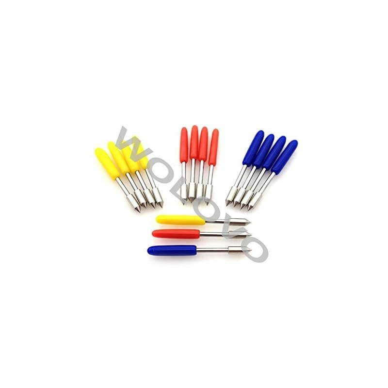 30/45/60 Degree Graphtec CB09U CB09 Blades Vinyl Plotter Cutter + Blade Housing Holder