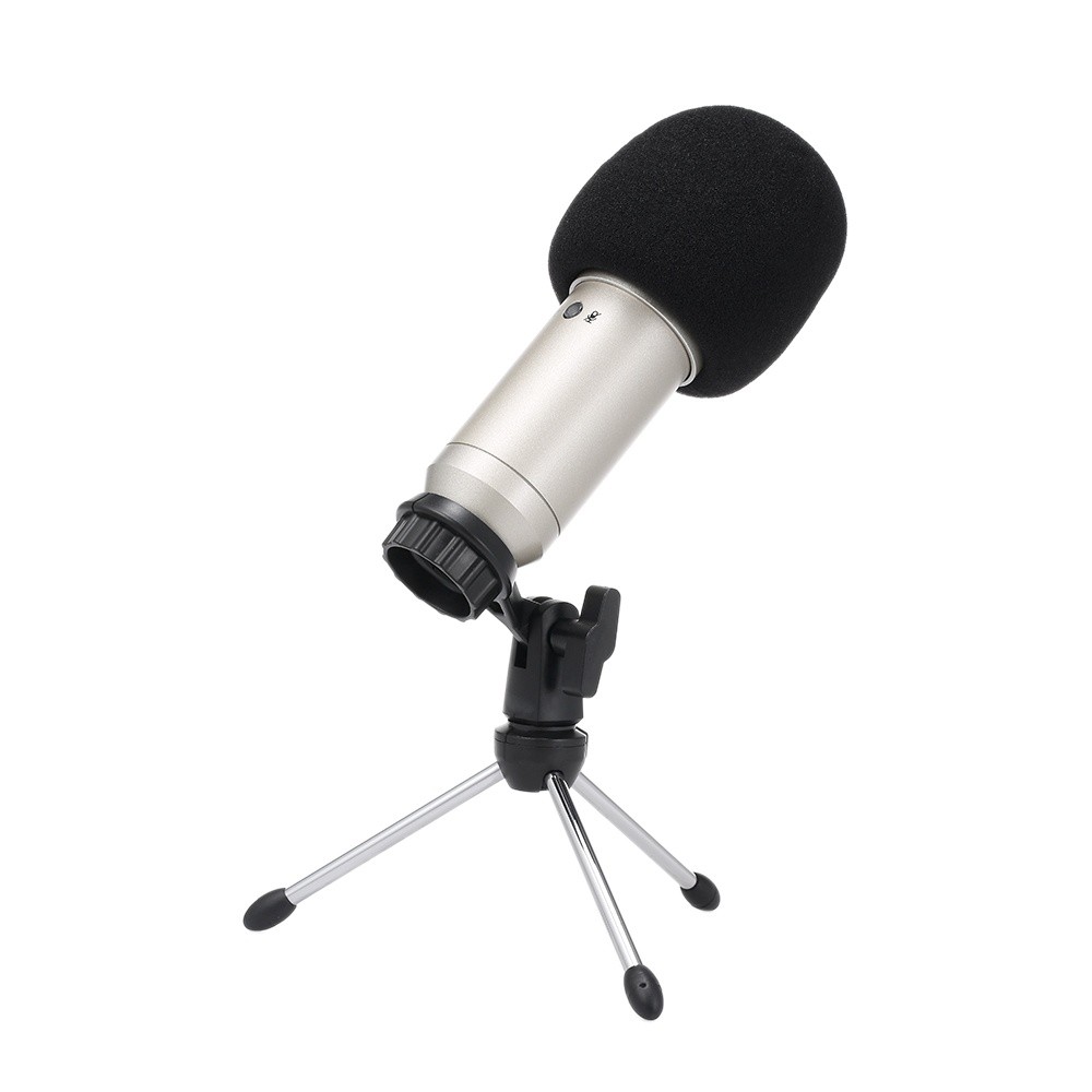 BM830 USB Microphone Professional Desktop Podcast Condenser Microphone with Folding Stand Tripod for PC Phone Karaoke Studio Recording